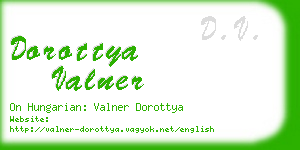 dorottya valner business card